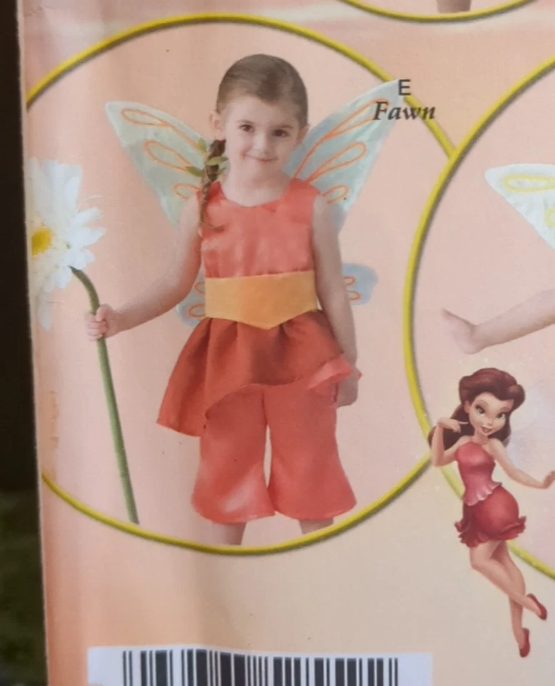 SIMPLICITY Sewing Pattern #2559 DISNEY FAIRIES COSTUME size 1/2-4 UC/FF - Image 3 of 4