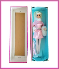 Mattel: 1997 General Mills Exclusive Winter Dazzle Barbie #18456 - New In Box