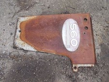 Farmall 560 Tractor Ih Ihc Radiator Left Side Cover Panel W/ Emblem