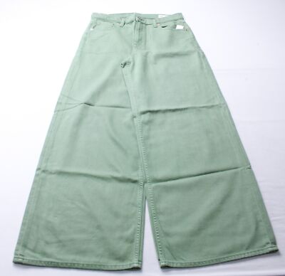 Gap Women's Mid Rise UltraSoft Baggy Jeans AP2 Twig Green Size: 28/6R NWT