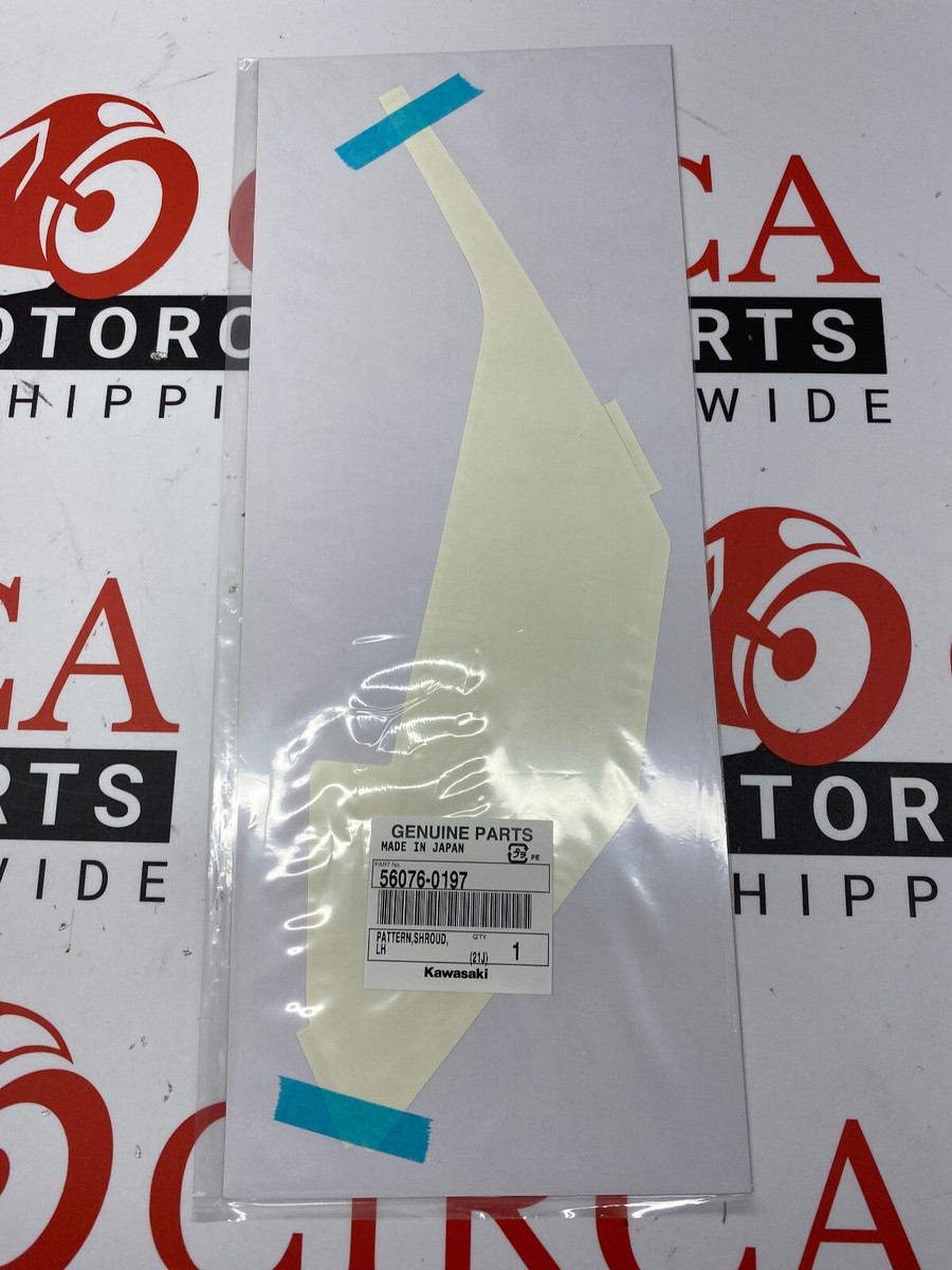 KAWASAKI Z900 2019 left fairing decal 56076-0197 | eBay
