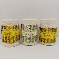 Rug Maker Shirret Cord 4-Ply 100 Cotton String Carpet Warp 2400 yds NOS NEW