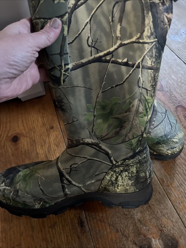 Size 11 Mens Lacrosse 4x Burley 18" Realtree Apg Scent Free Hunting Boots - Picture 3 of 9