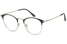 CAPRI OPTICS DICAPRIO DC172 WOMEN'S EYEGLASSES 51-21-145 BLACK/GOLD W/ SOFT CASE