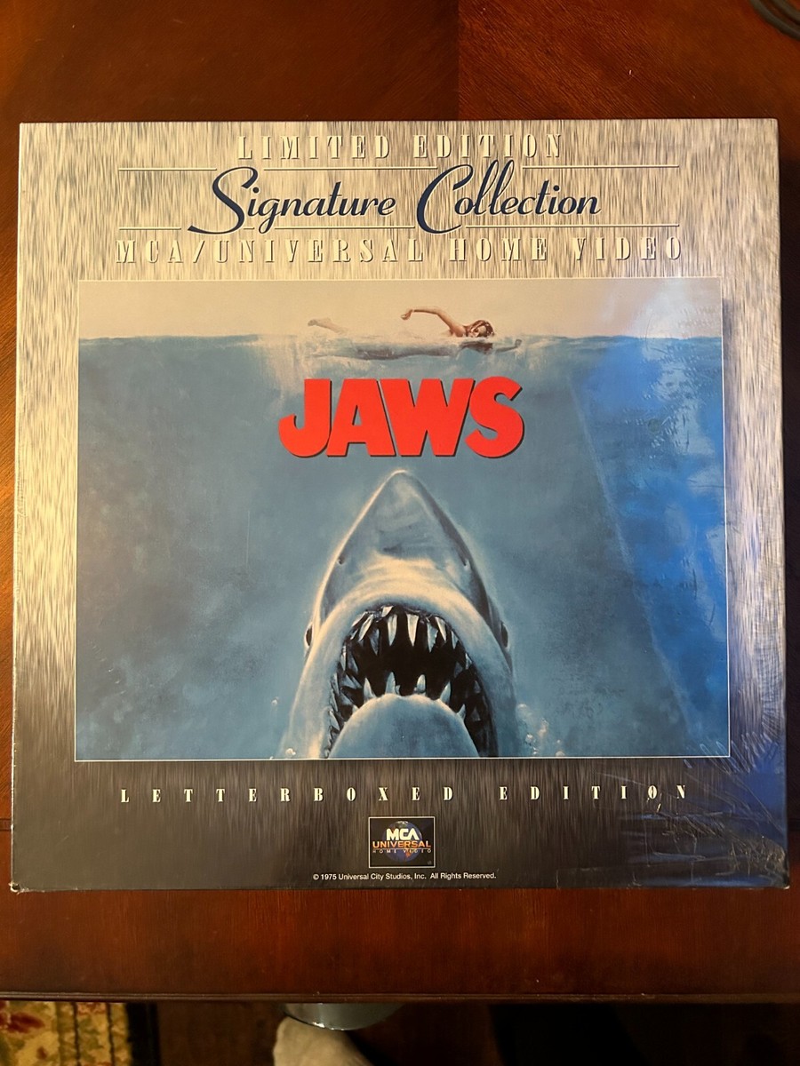 JAWS 4-Laserdisc LD BOXED SET SIGNATURE COLLECTION LIMITED EDITION