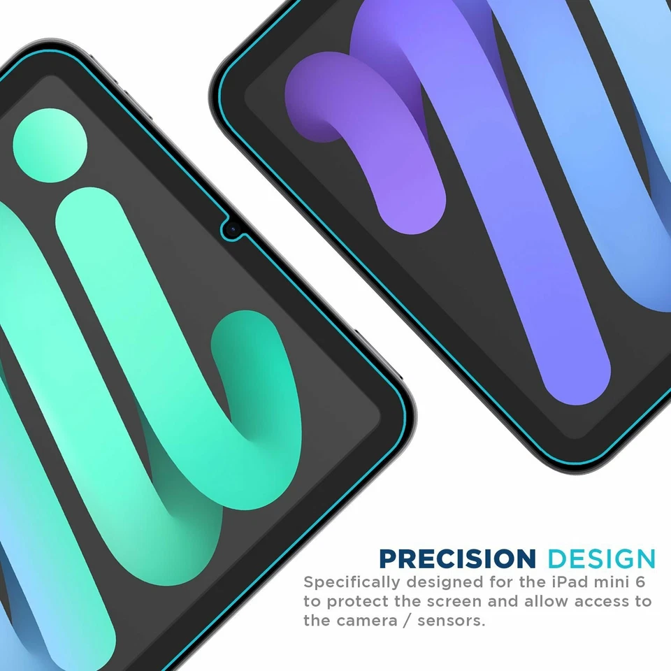 Tech Armor Glass Screen Protector for Apple iPad Mini 7 and iPad Mini 6 - 1 Pack - Image 4 of 4
