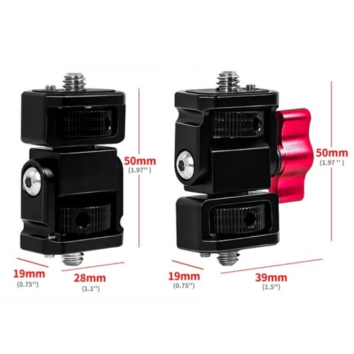 Field Monitors Mount Quick Release Adapters for DSLR and Action Cameras - Picture 8 of 10