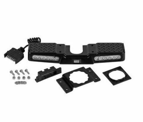 Hayman Reese Hitch Step + 12V LED Lights. Rated 150Kg Aluminium - Picture 3 of 5
