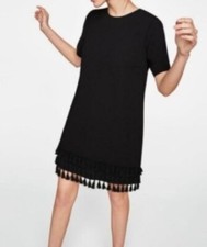 Zara Dress Tassel Size M (Small)