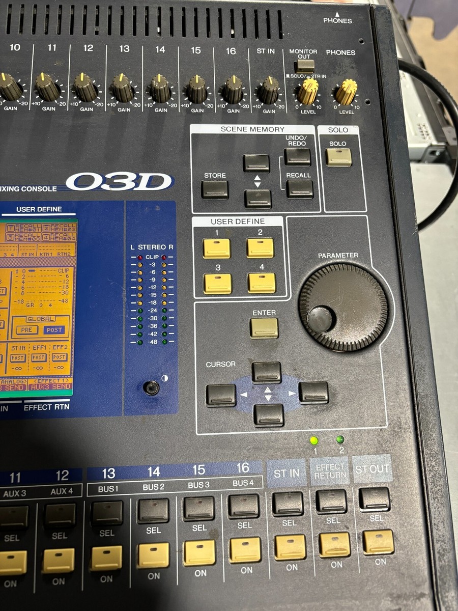 Yamaha O3D Digital 16 Channel Interface Mixer Studio Console Yamaha O3D Digital 16 Channel Interface Mixer Studio Console
