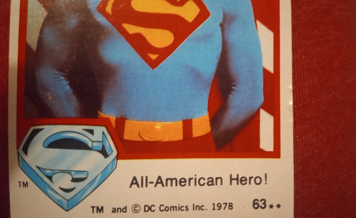 レア 1978 SUPERMAN Sunbeam シール ビンテージ PSA 5 レア 1978 SUPERMAN Sunbeam シール ビンテージ PSA 5 レア 1978