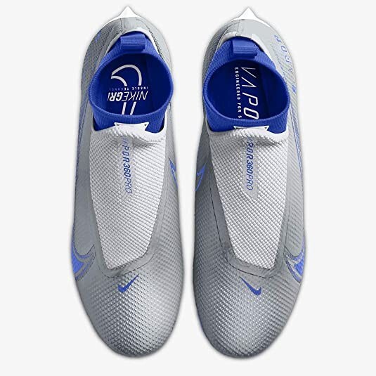 Nike Vapor Edge Pro 360 Football Cleats Silver Blue AO8277-010 Men\'s sz‎ 16 Nike Vapor Edge Pro 360 Football Cleats Silver Blue AO8277  main image 3