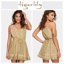 BNWT TIGERLILY ANNA MINI DRESS SIZE 8 (SMALL) BOHO RRP $179.99