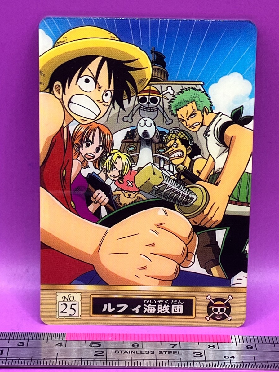 Luffy Chopper Nami Zoro 25 One Piece King of Pirates Gummy Card