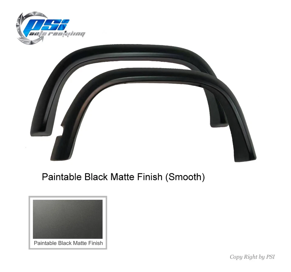 Extension Fender Flares 81-93 Fits Dodge D250 6'5" and 8', Ramcharger, Paintable - Image 3 of 4