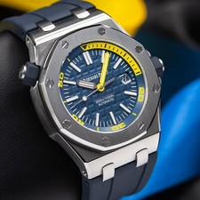 Audemars Piguet Royal Oak Offshore Diver Blue/Yellow 42mm 15710ST.OO.A027CA.01