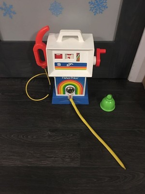fisher price gas station vintage