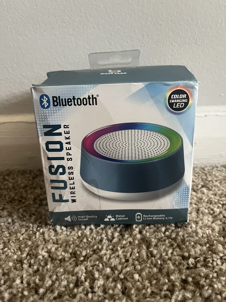Bass Jaxx Fusion Wireless Bluetooth LED Portable Speaker New eBay