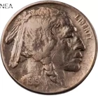 1919 Buffalo Nickel ~ Borderline Uncirculated (AU+) ~ Better Date!