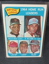 1965 Topps - League Leaders Willie Mays, Orlando Cepeda, Billy Williams #4 EXC+