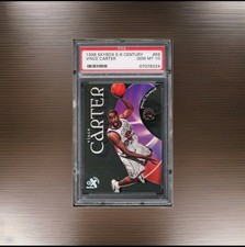 1998 Skybox E-X Century VINCE CARTER Rookie #89 PSA 10 GEM MINT HOF Raptors RC