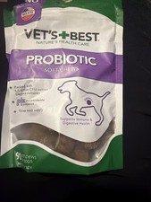 Probiotic Soft Chews Dog Supplement For Digestive Health 3 Month Supply 1/27 