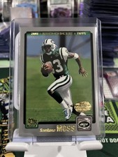 Santana Moss #330 2001 Topps Topps Collection New York Jets Rookie Card. rookie card picture