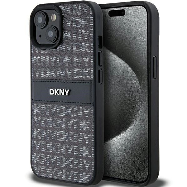 Dkny Hardcase FüR Iphone 15 Plus/14 Plus – Mono Stripe & Metal Logo-image