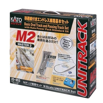 KATO N gauge M2 Endless track with siding Basic set Master 2 Railway model New