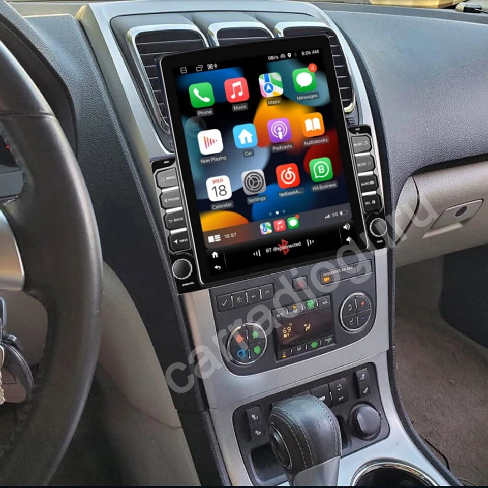 9.7" For 2007-2016 GMC Acadia Android 15 Carplay Car Stereo Radio GPS WiFi +CAM Foto 2 de 4