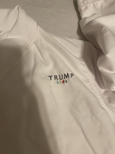 Accappatoio per bambini Trump Hotel grande bianco Donald Trump con cintura peluche bagno di lusso - Foto 4 di 7