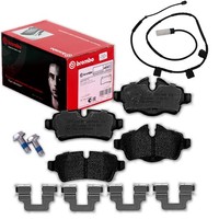 Brembo BremsbelÄGe + Warnkontakt Hinten Passend FüR Mini R55 R56 R57 R58 R59