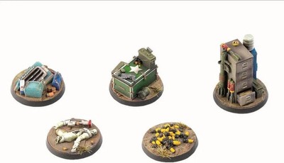 Modiphius | Fallout: Wasteland Warfare - Terrain Expansion: Objective Markers 2