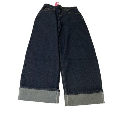 Edikted Petite Kella Low Rise Baggy Jeans Size S