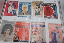 1920s 1930s Sheet Music Art Deco Covers Assorted Titles Collection