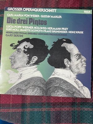 Die Drei Pintos (Grosser Opernquerschnitt) - Carl Maria von Weber LP German VG+