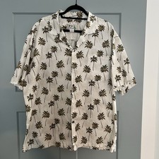 Vintage KY’S Honolulu Hawaiian Shirt Men’s 2XL Palm Tree Made in USA Tropical