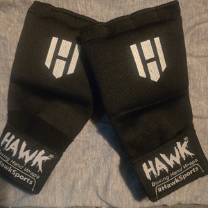HAWK Boxing Hand Wraps Black Comfortable Support for Training, Sparring, and Gym