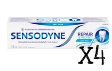Sensodyne Repair & Protect Original MINT Daily Repair Toothpaste 75ml x4 Novamin
