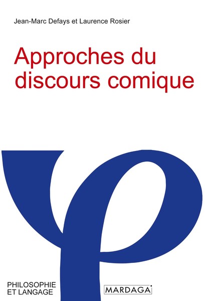 Jean-Marc Defays (U. A.) | Approches Du Discours Comique | Taschenbuch (1999)-image