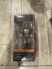 Star Wars Mandalorian Beskar Armor Black Series 6    Action Figure W figure Shield