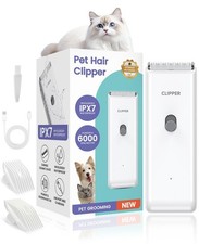 Dog Clipper for Matted  Long Hair,Quiet Pet Paw Hair Trimming Groomer,Handy ...