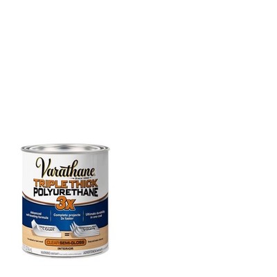 Varathane Semi-Gloss Clear Water-Based Polyurethane 1 qt. (Pack of 2)