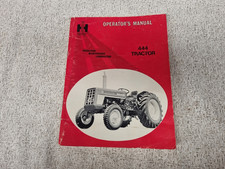 INTERNATIONAL HARVESTER TRACTOR 444 OPERATORS OWNERS MANUAL VINTAGE