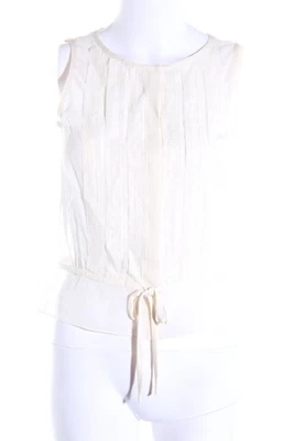 ANN TAYLOR Top recortado Mujeres Top Talla EU 34 blanco-crema estilo «business» - Imagen 1 de 4