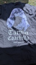 TAEMIN Coachella 2026 Exclusive T-Shirt Black Festival Merch K-Pop Large