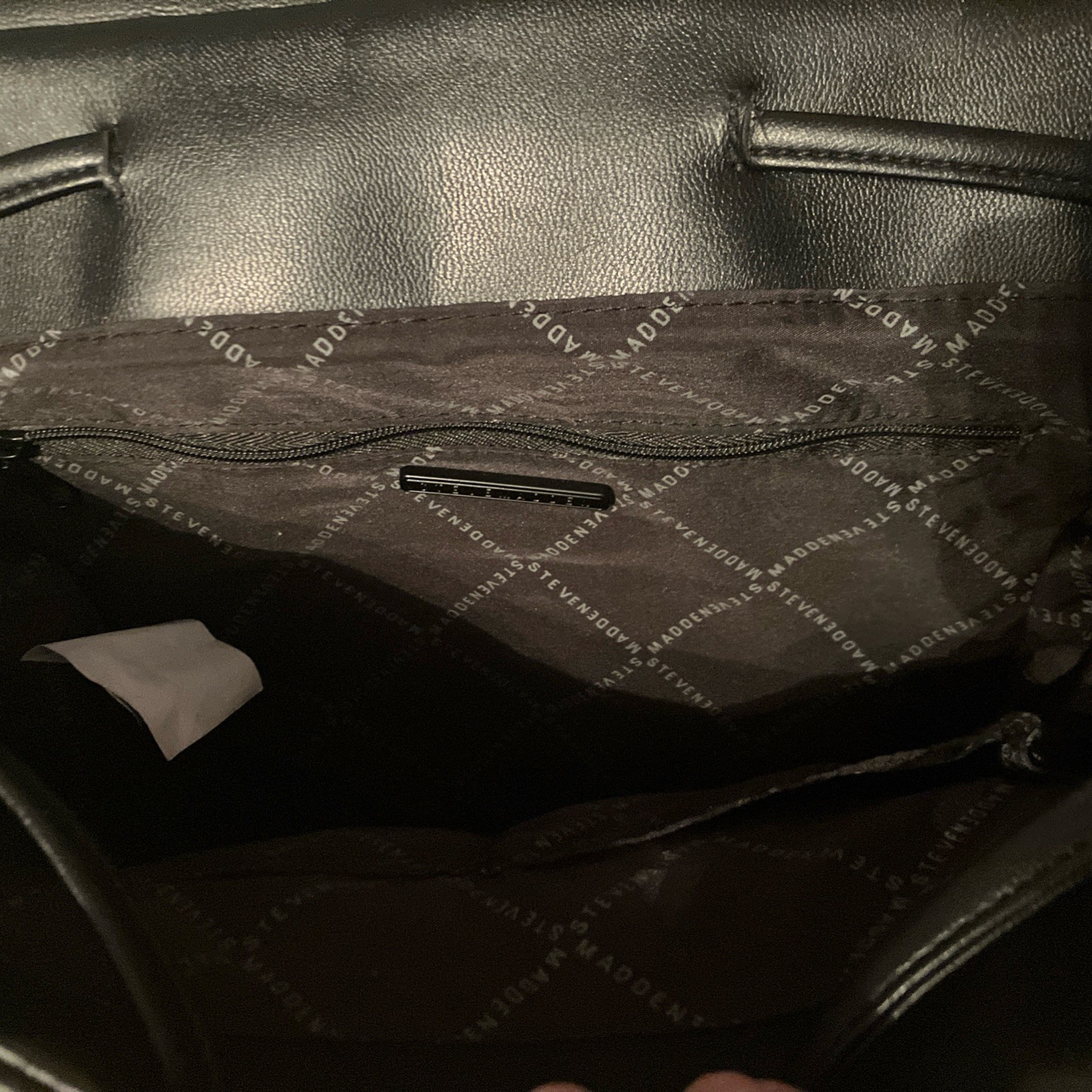 Steve Madden Backpack, Black Backpack, Medium Size - image 7