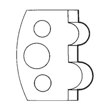 Scheppach Profilmesser Paar 63207730 ID.-NR. 100 129 030 wie Leitz 026130