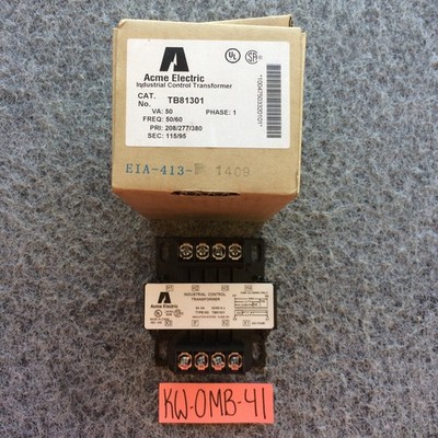 ACME TRANSFORMER TB-81301 380V 50VA 50/60 HZ NSMP NEW