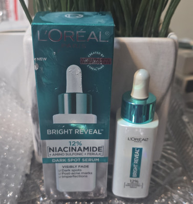 L'Oréal Paris Bright Reveal 12% Niacinamide Dark Spot Face Serum.1fl  oz.